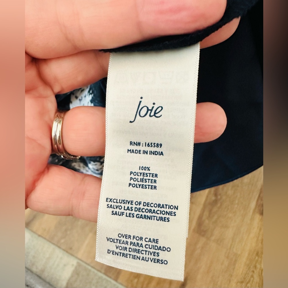 Sleeveless Mock Neck Smocked Midi Dress by Joie - Picture 11 of 12